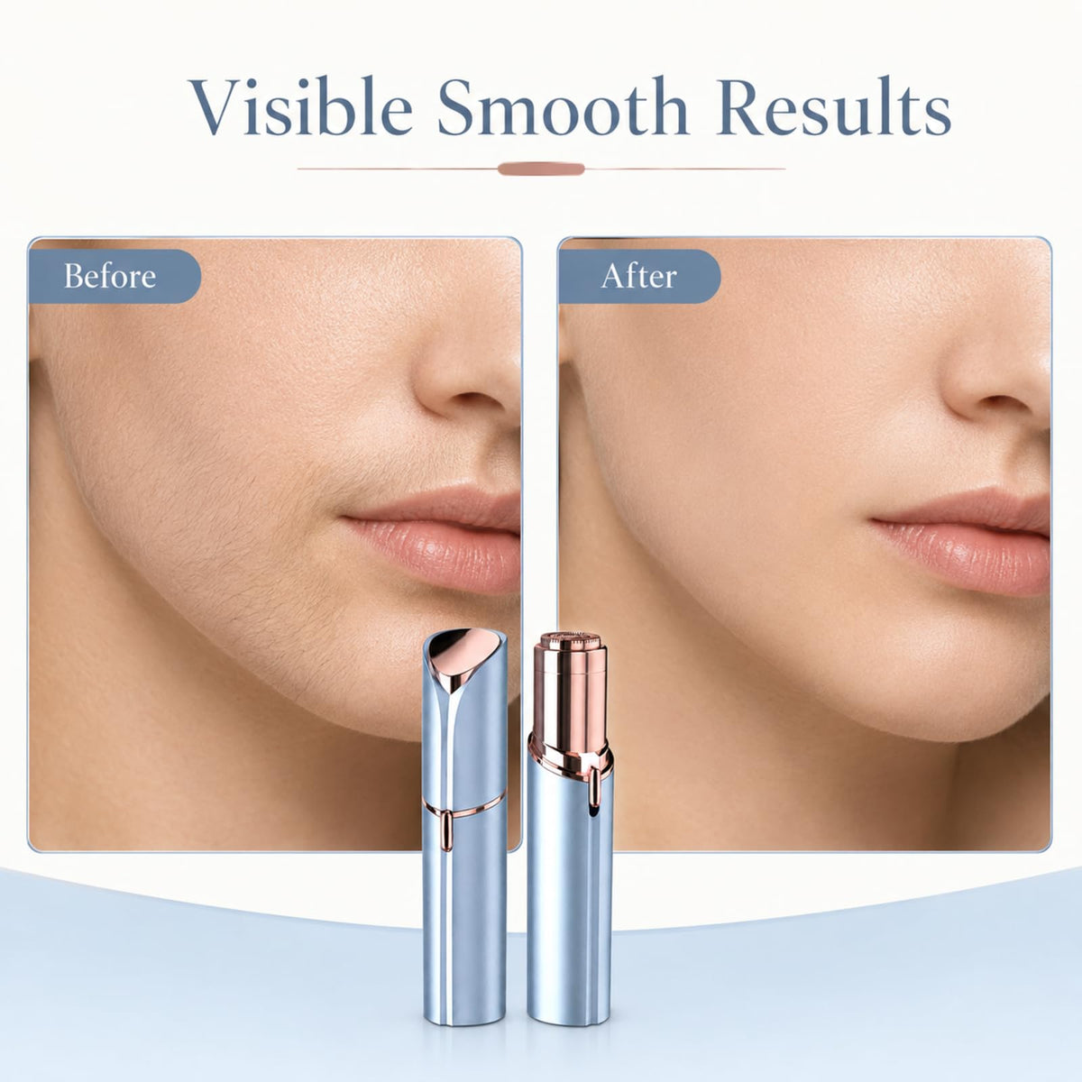 Facial Hair Remover with 2 Replacement Heads O4564