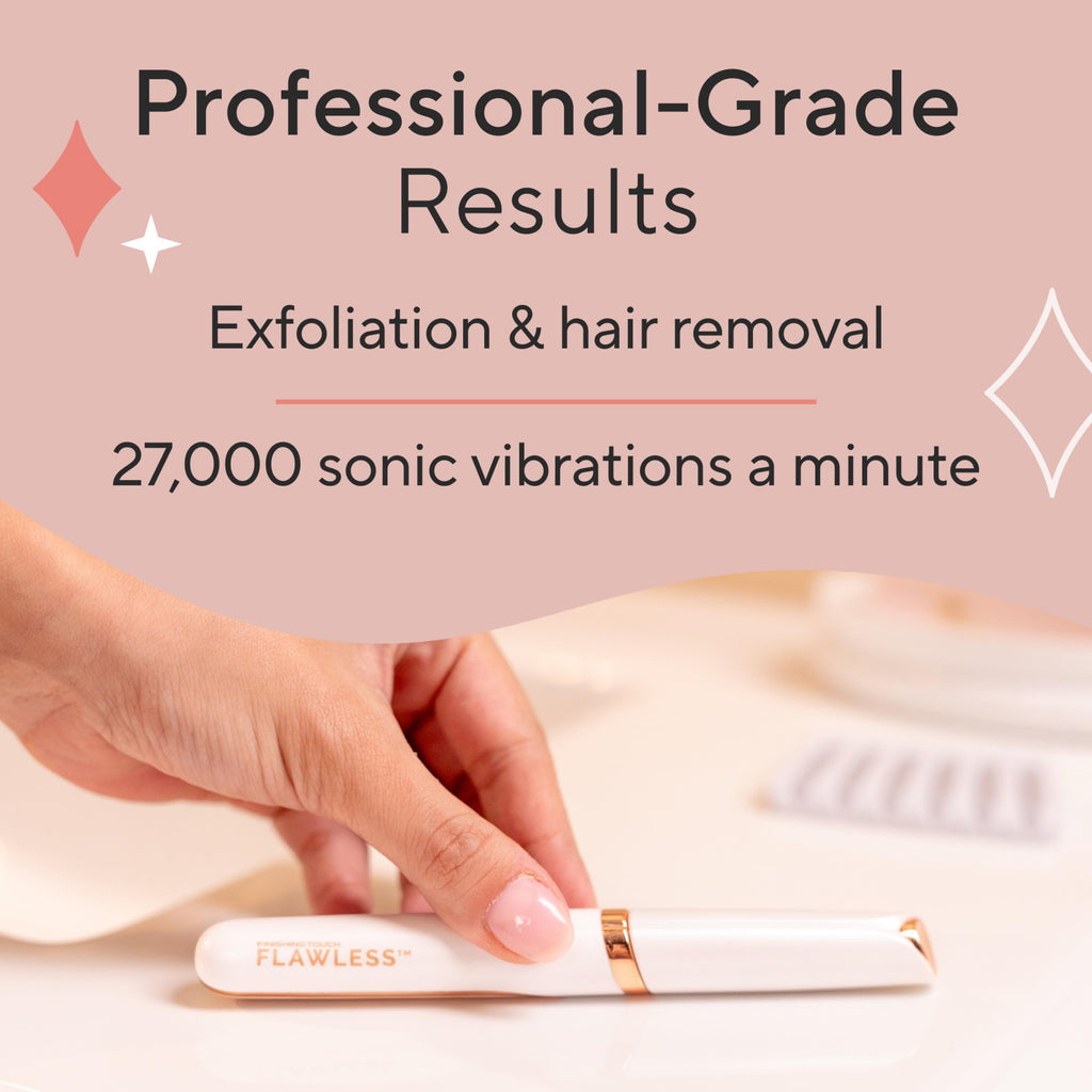 Lighted Electric Facial Exfoliator with 6 Replacement Heads L20327