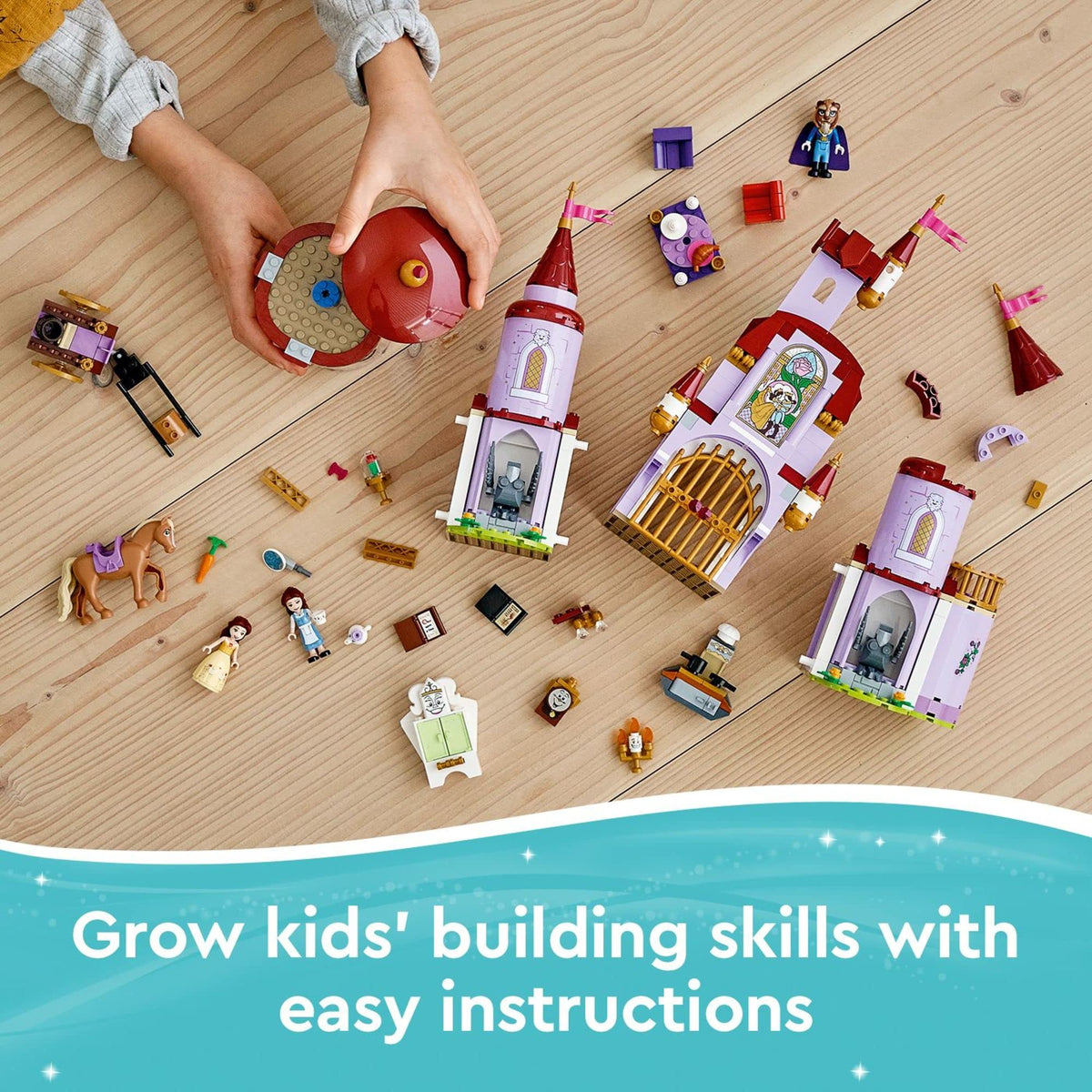Building Toy with Horse Toy, Mini-Doll Figures, Plus Accessories V8713