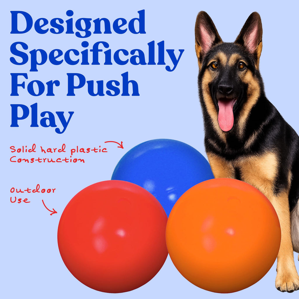 Red 10 Inch Dog Ball F337465