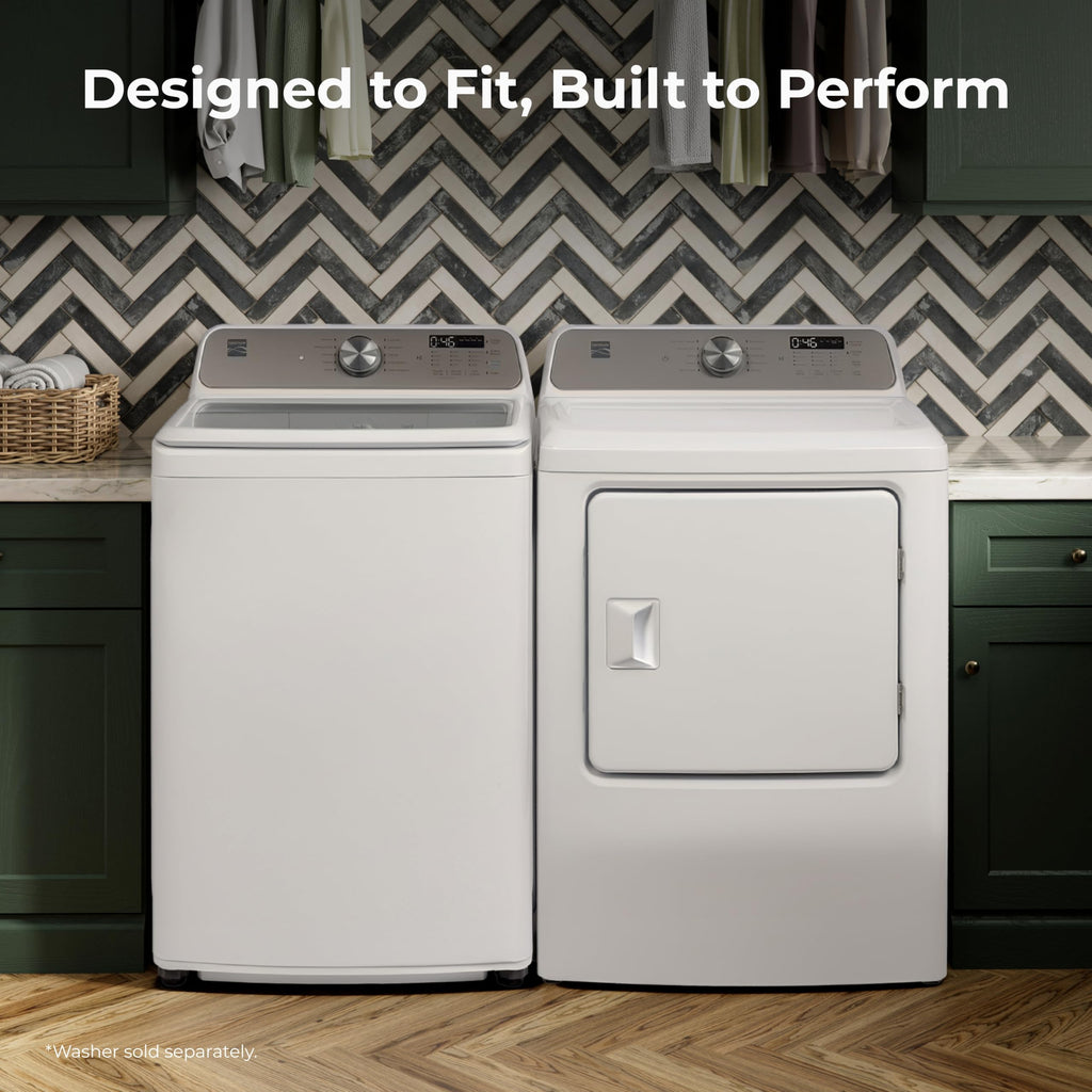 7.0 cu. ft. Front Load Electric Dryer - White I518107