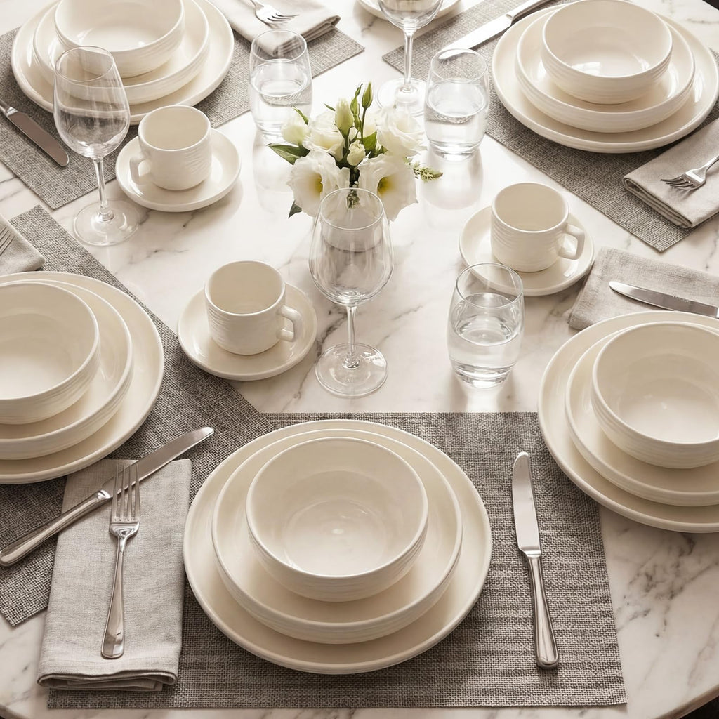 White Pasta Bowls Set of 4 T155056