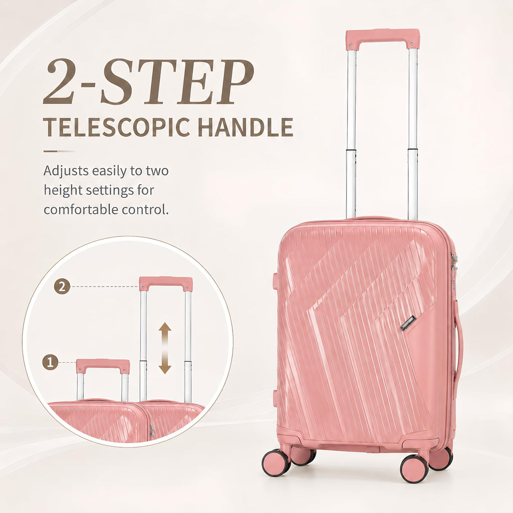 20” Carry On Hardside Luggage with TSA Lock Q944487