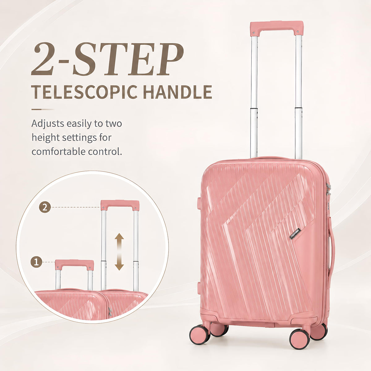 20” Carry On Hardside Luggage with TSA Lock Q944487