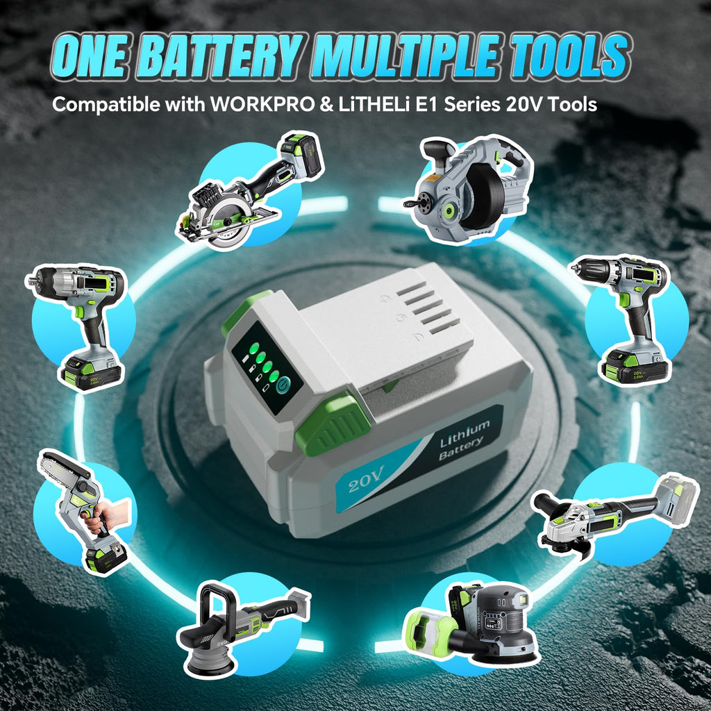 20V 4.0Ah Rechargeable Lithium Battery U2041