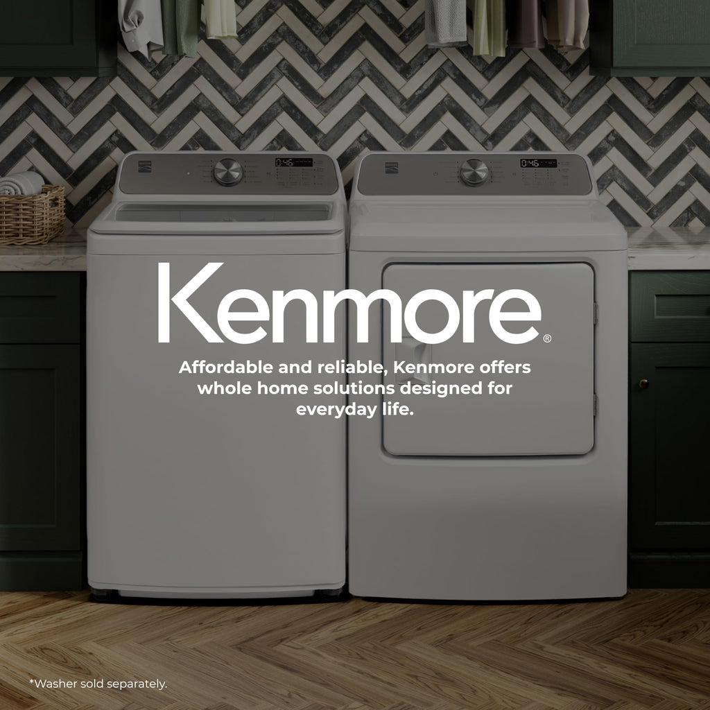 7.0 cu. ft. Front Load Electric Dryer - White I518107