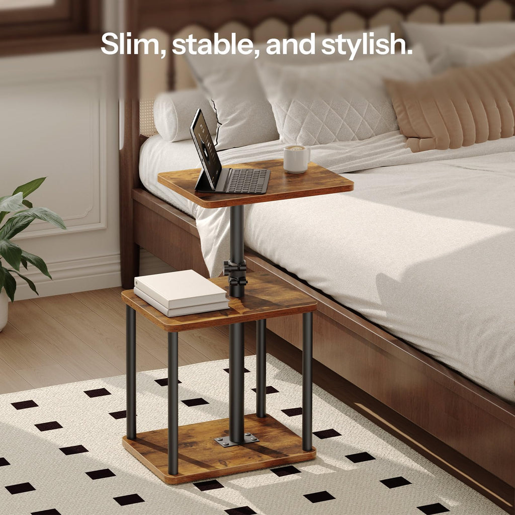 360° Rotating Height Adjustable End Table N609440
