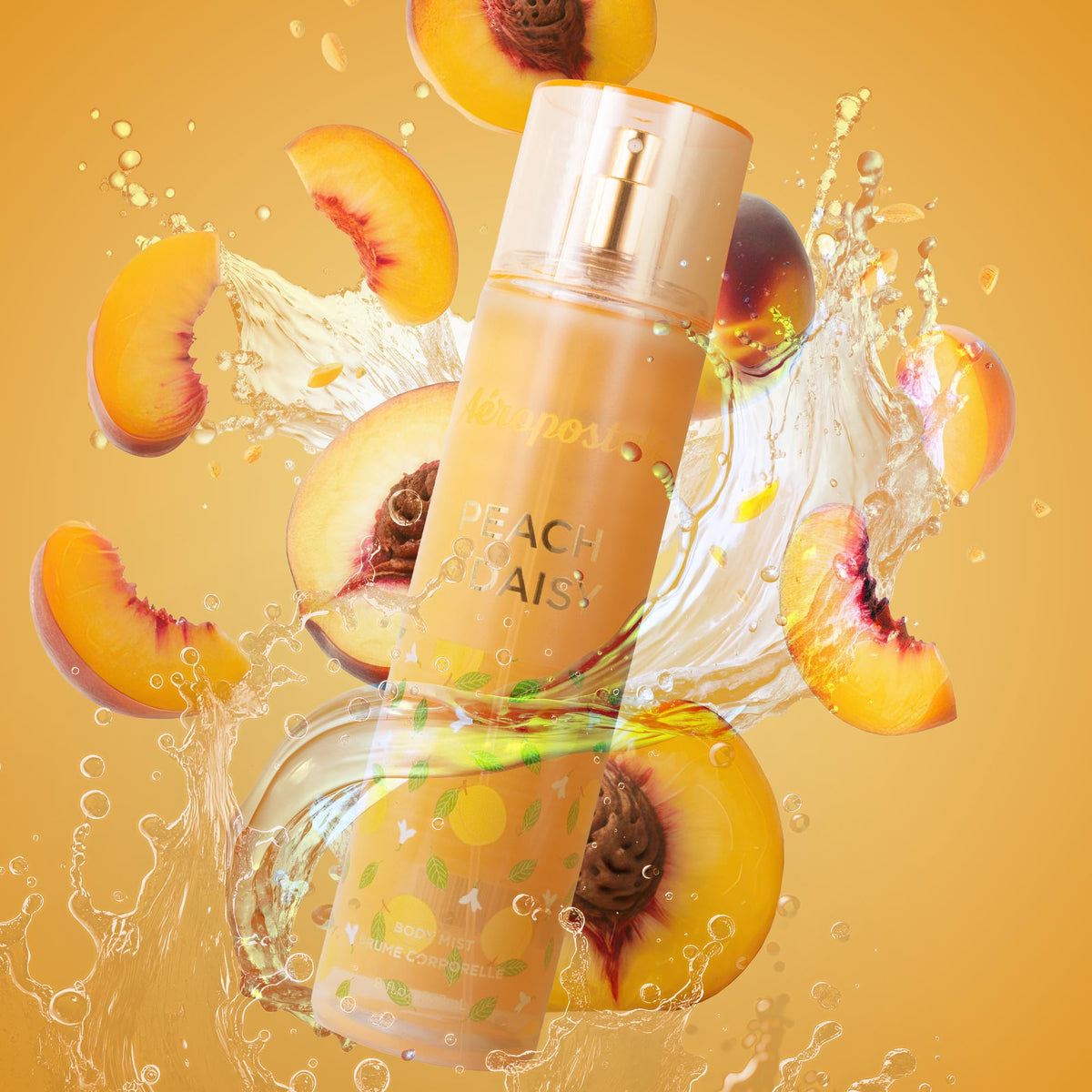 Peach Daisy Flower Crown 8 Fl. Oz. Body Mists T8156