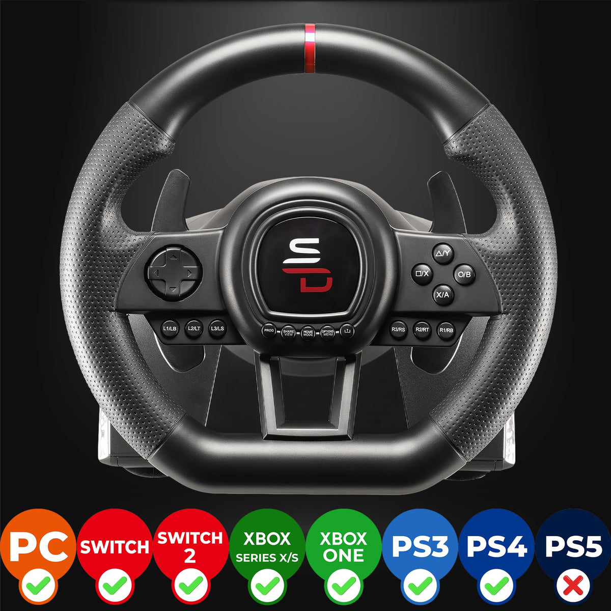 Gaming Steering Wheel with Pedals Z3463