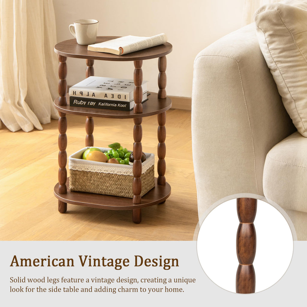 3-Tier Oval Side Table R2401