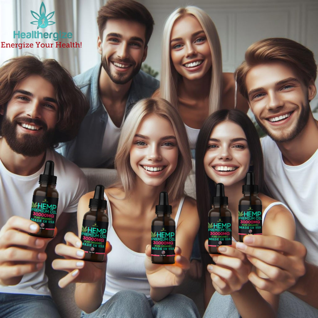 Hemp Oil Drops 5 Pack Cold Pressed Vegan Z3228