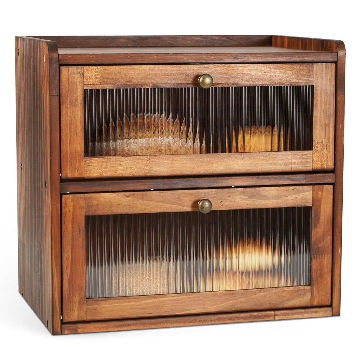 Large Wooden Bread Box M57277