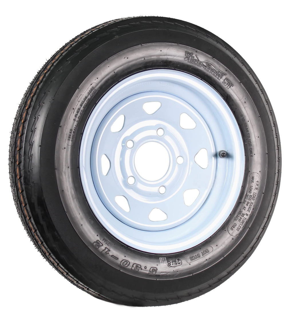 12 Inch 5 Lug Trailer Tire Rim Assembly X926195