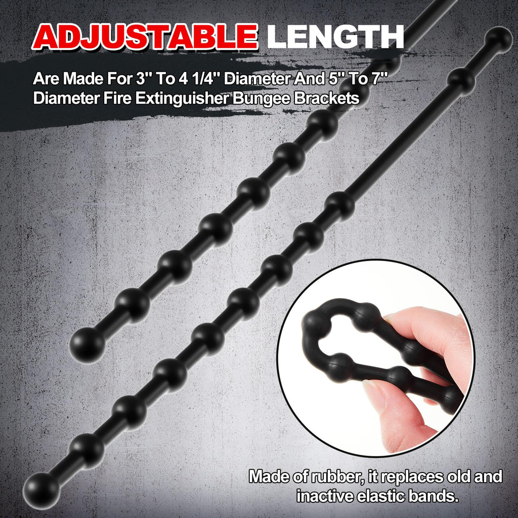 4 Pcs 2.5 Lbs and 5 Lbs Fire Extinguisher Replacement Straps W19449