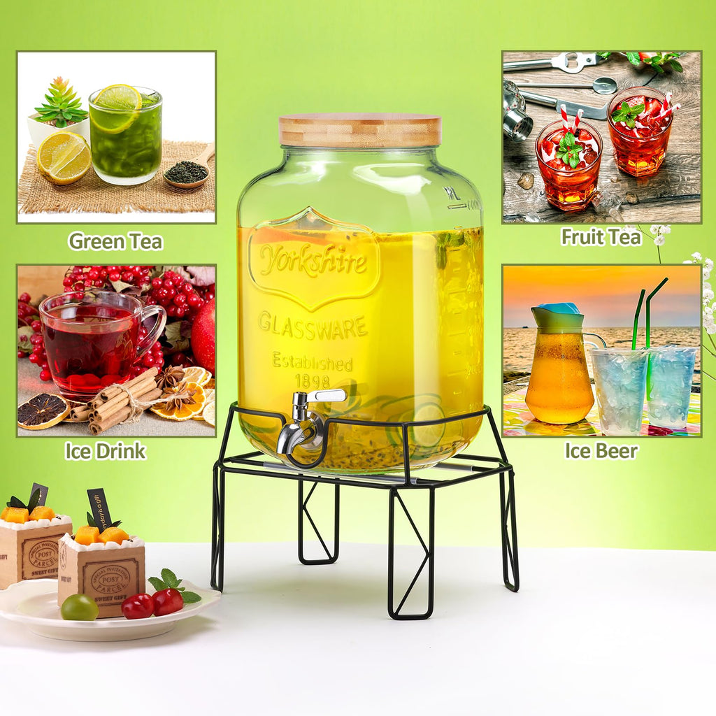 2 Gallon Drink Dispensers with Stand J6525