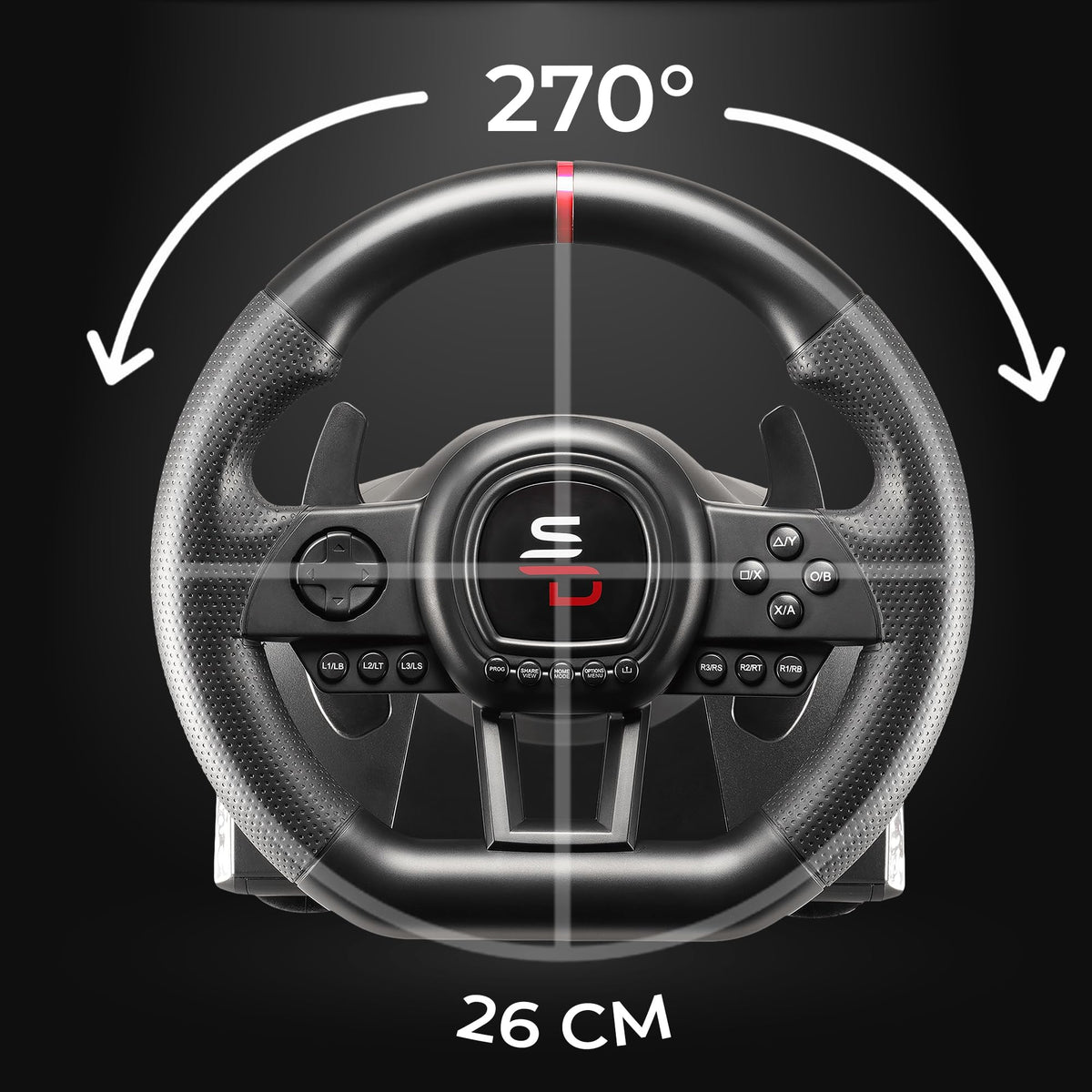 Gaming Steering Wheel with Pedals Z3463