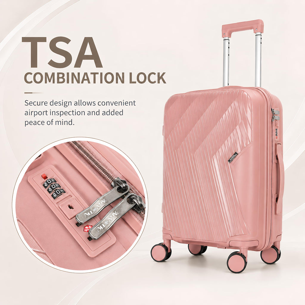 20” Carry On Hardside Luggage with TSA Lock Q944487