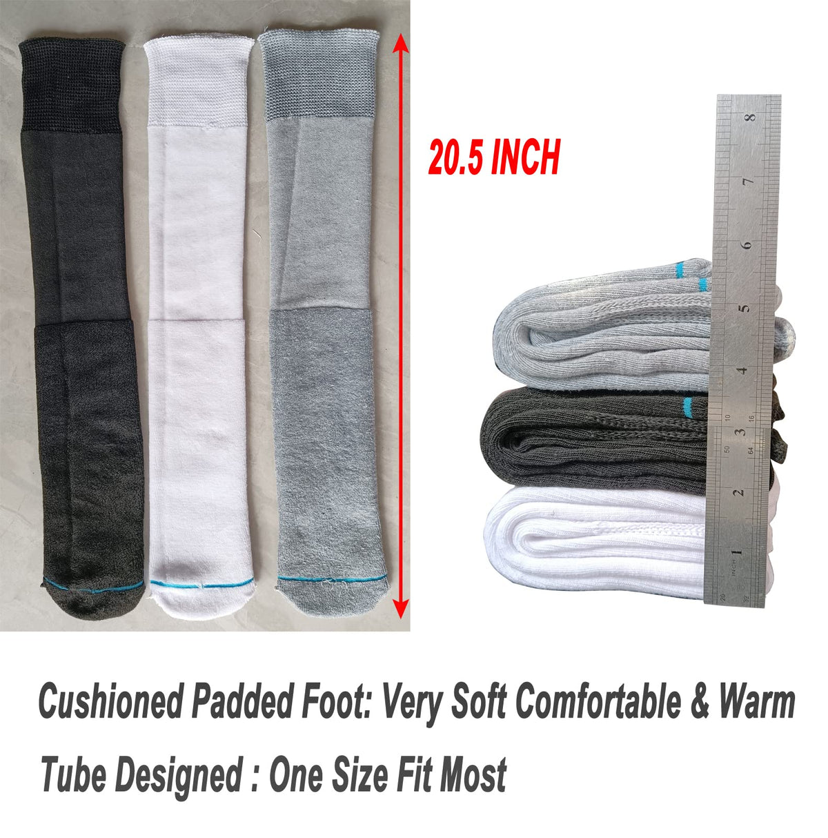 Walking Boot Socks Liner 2 Pairs L9483