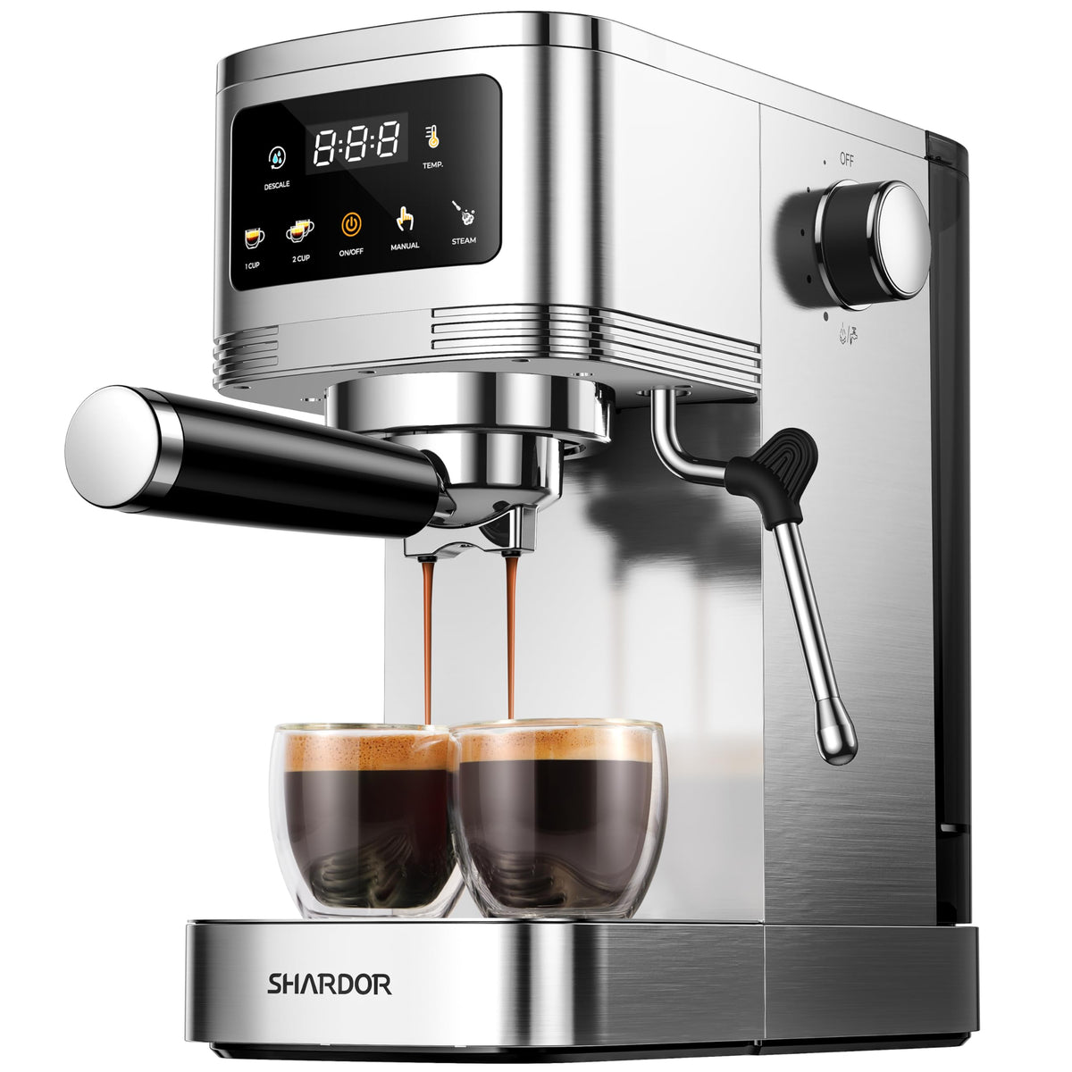 20 Bar Espresso Machine with Milk Frother and Touchscreen Y55490