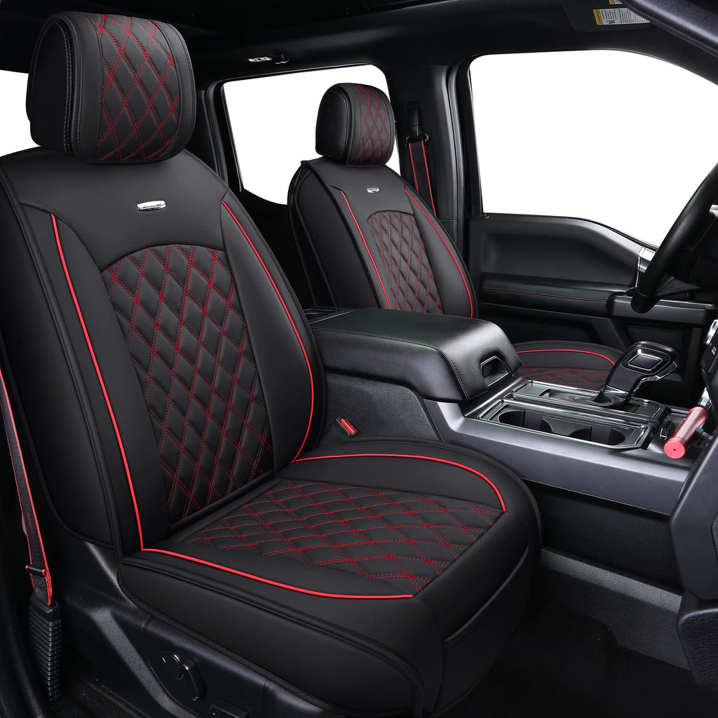 Car Seat Covers Black-Red V95648