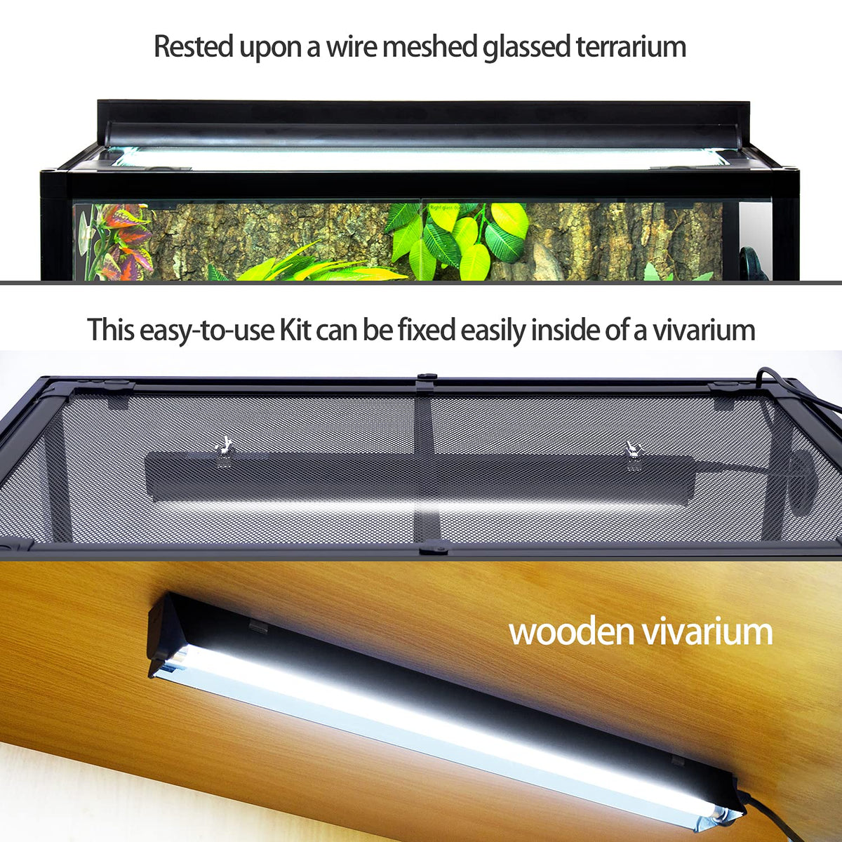 T5 HO UVB Lighting Combo Kit with Desert 10.0 UVB T5 Lamp Y317198