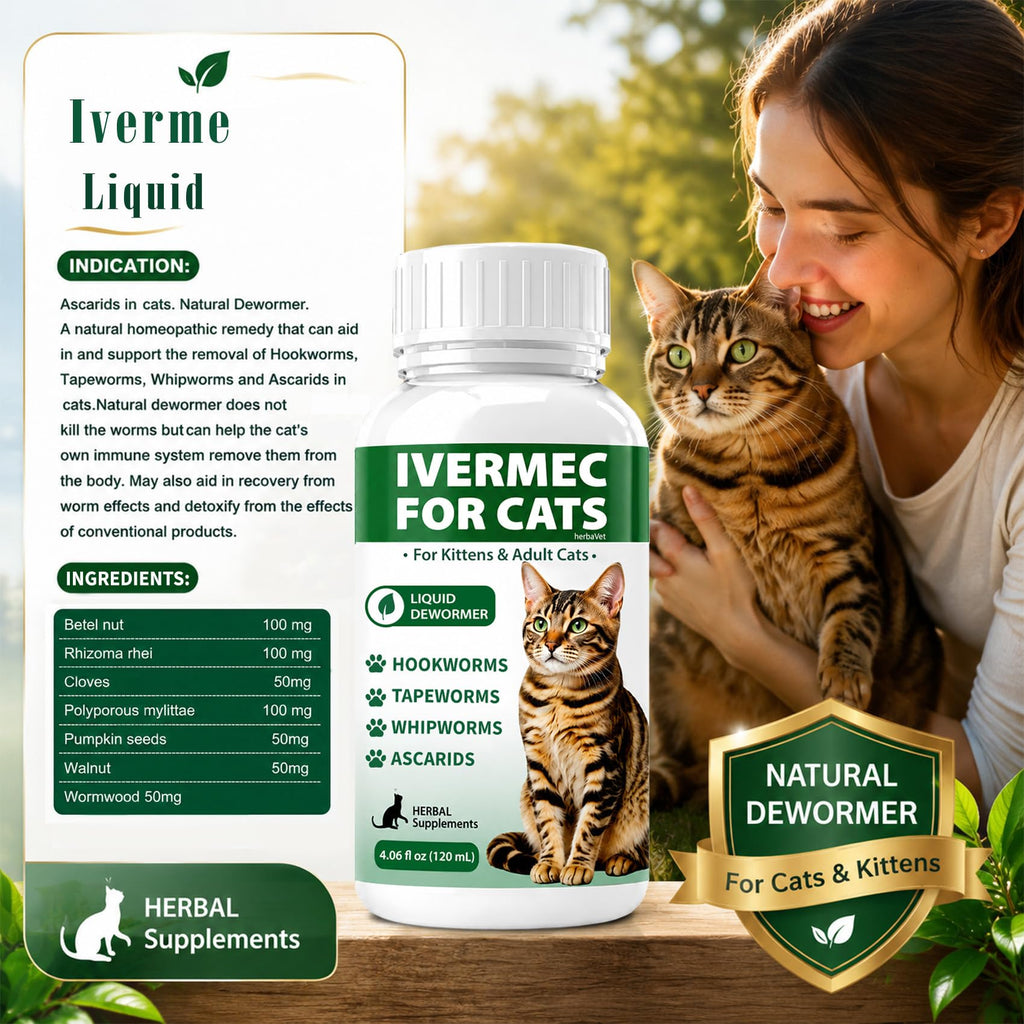 Cat Dewormer Liquid for Cats & Kittens N33069