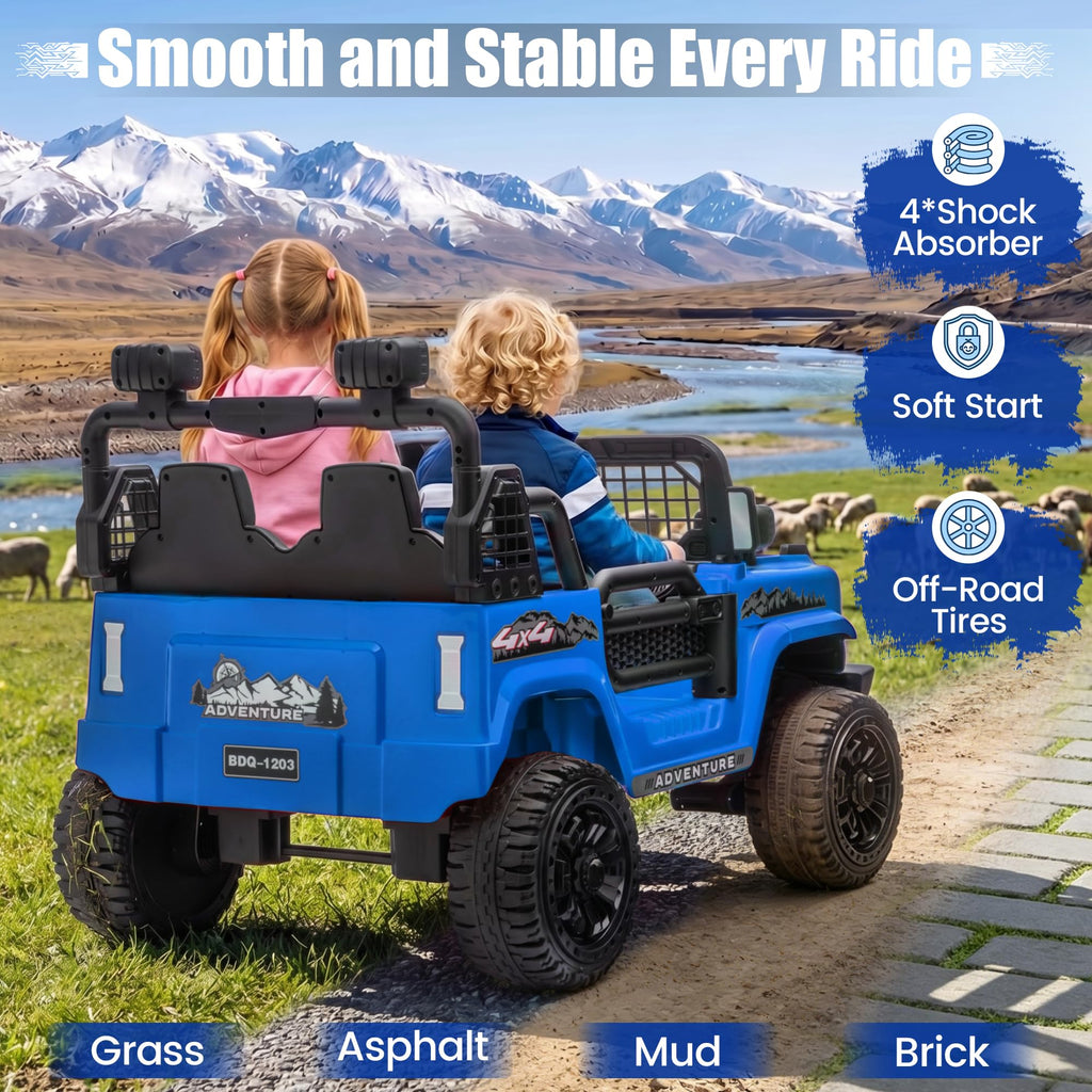 24V Electric 2 Seater Ride On Truck Toy with Remote Control P85258