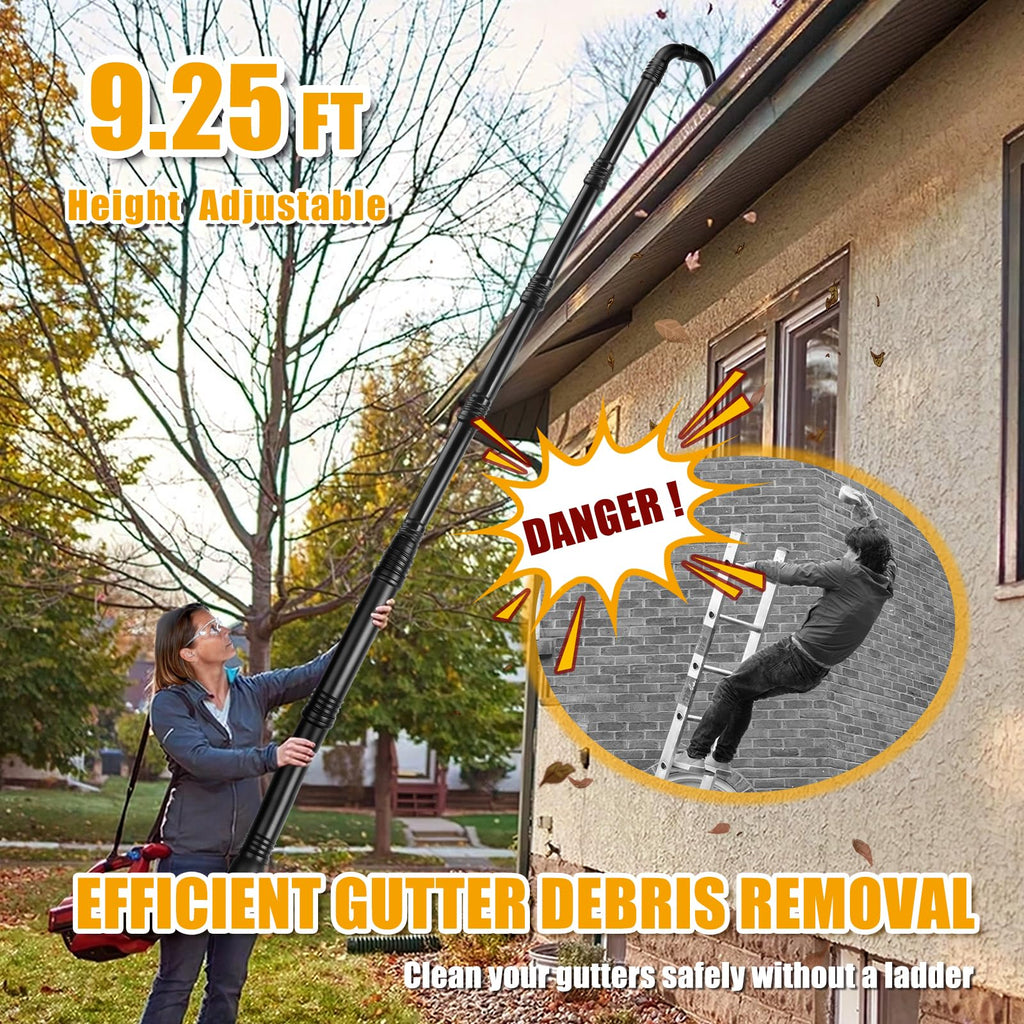 Gutter Cleaning Kit 9.25 ft with Reflector M445284