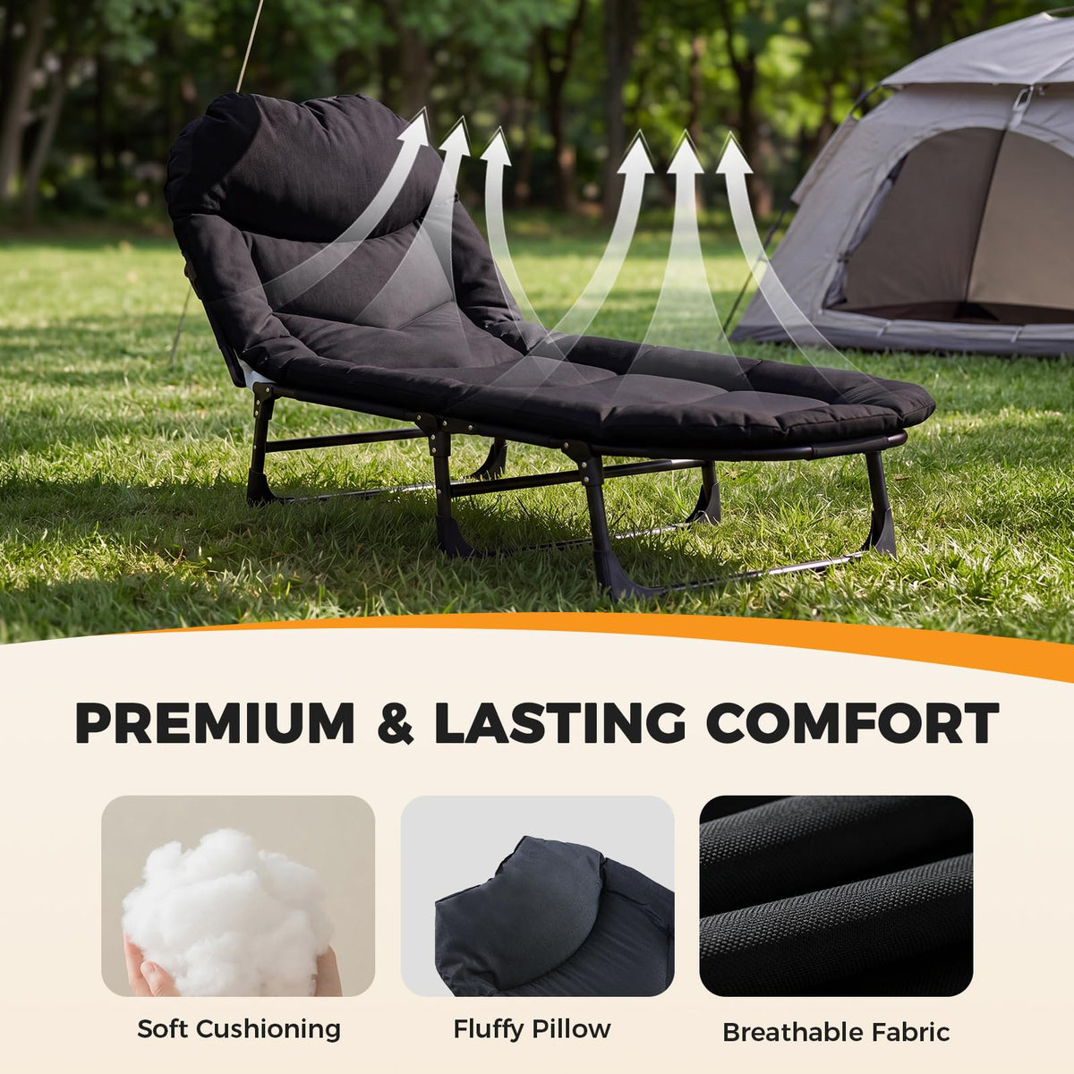 Camping Cot with Mattress K119