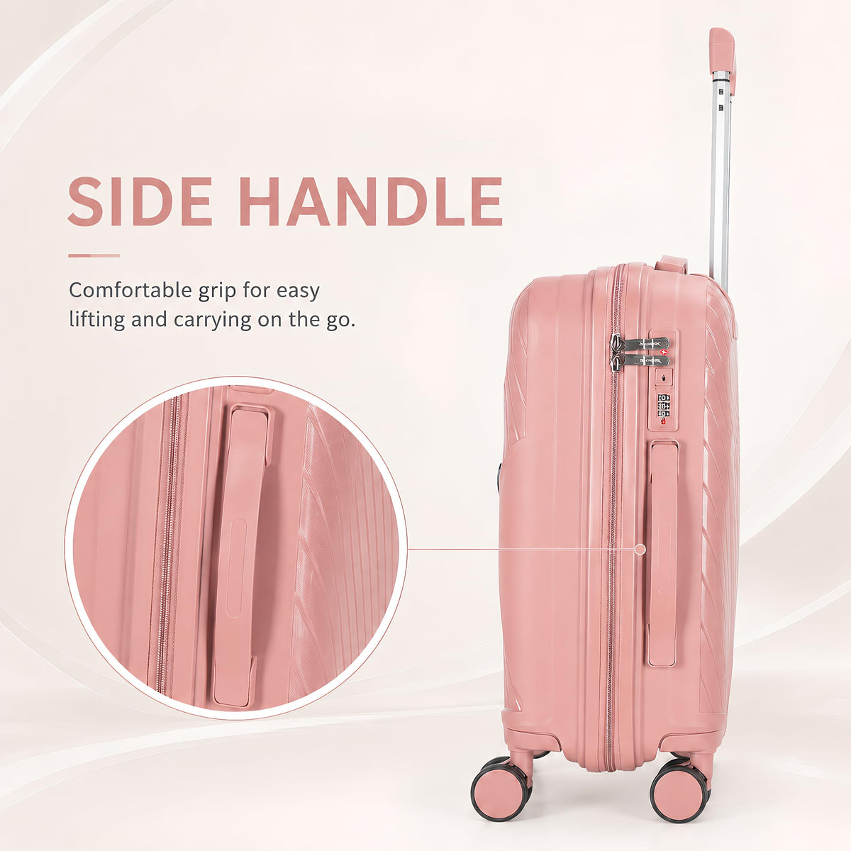 20” Carry On Hardside Luggage with TSA Lock Q944487