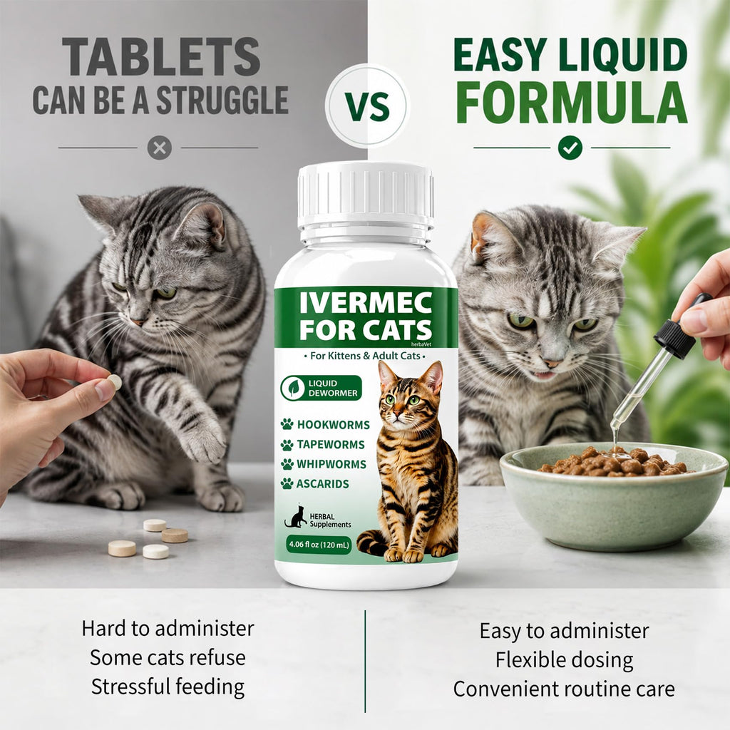 Cat Dewormer Liquid for Cats & Kittens N33069