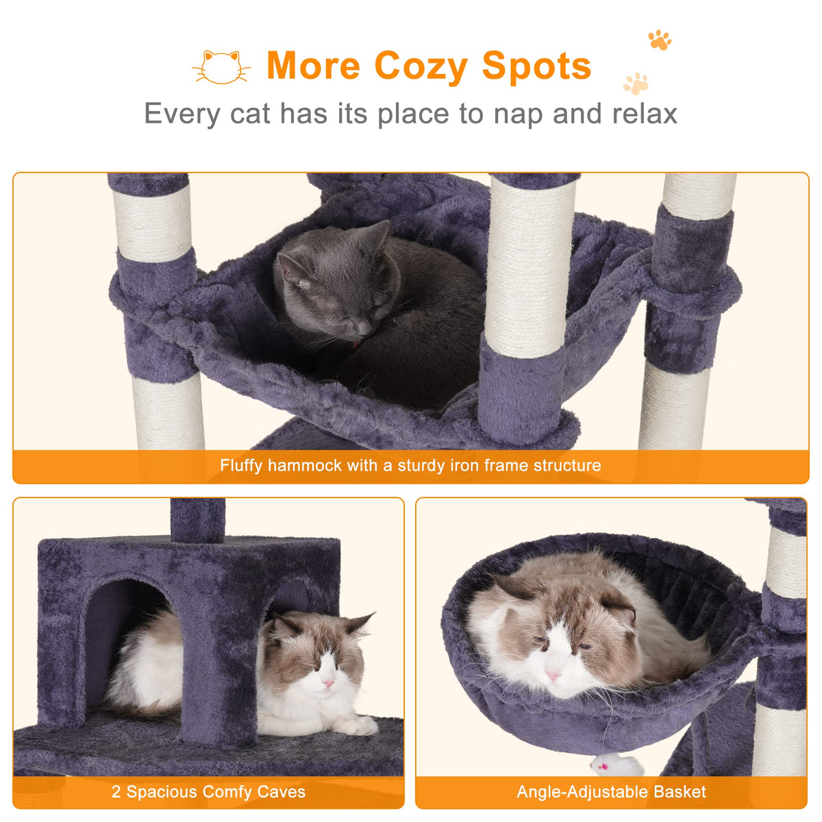 70 inches Tall Cat Tree K560