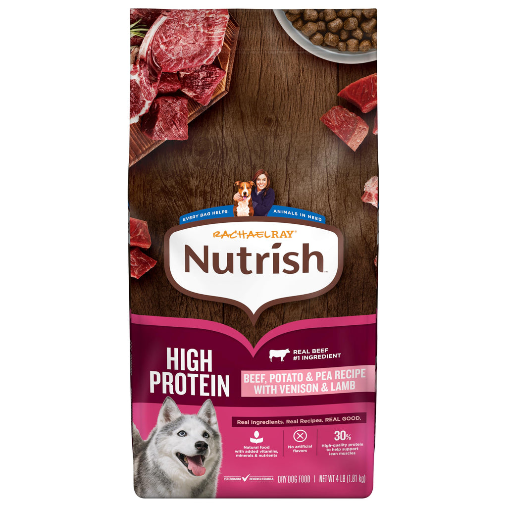 High Protein Dry Dog Food 4 lb. Bag X93539