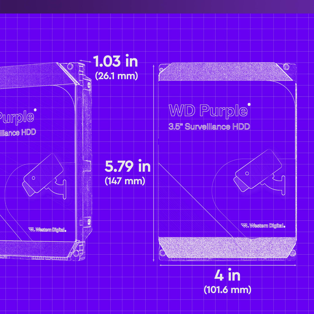 4TB Surveillance Internal Hard Drive HDD X150