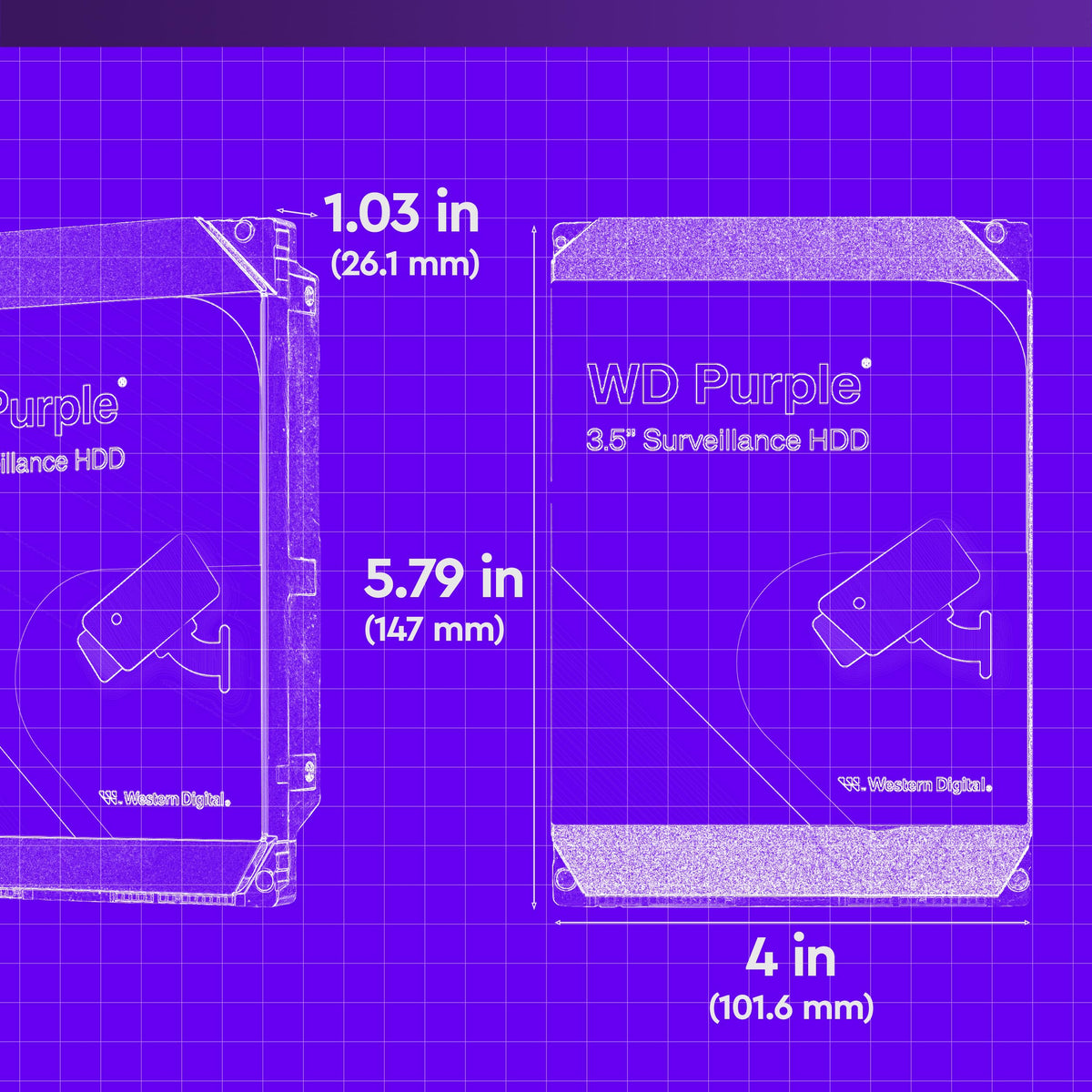4TB Surveillance Internal Hard Drive HDD X150
