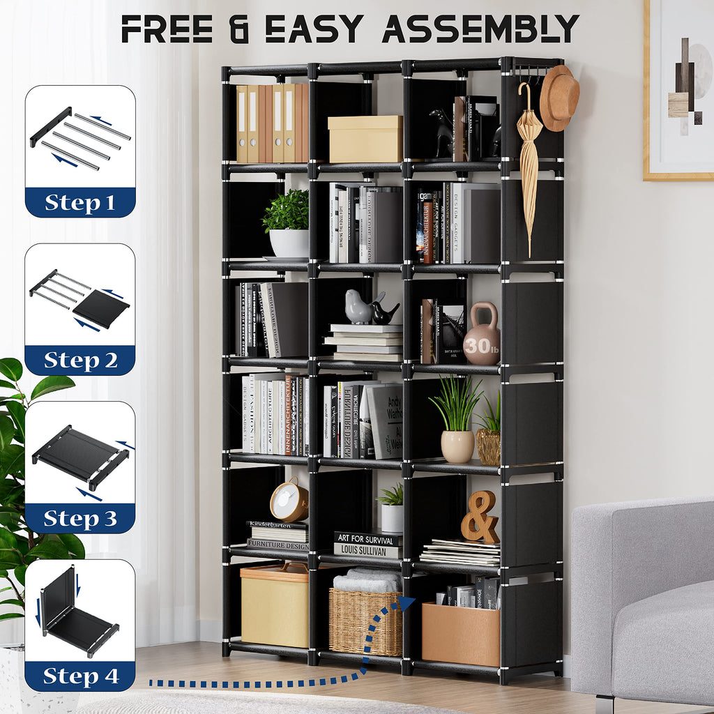 18 Cube Extra Large Bookcase Storage Organizer U81675