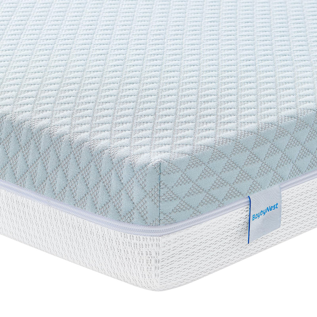 Mini Crib Mattress 38x24x4 Dual-Sided Cooling Gel Foam B9639